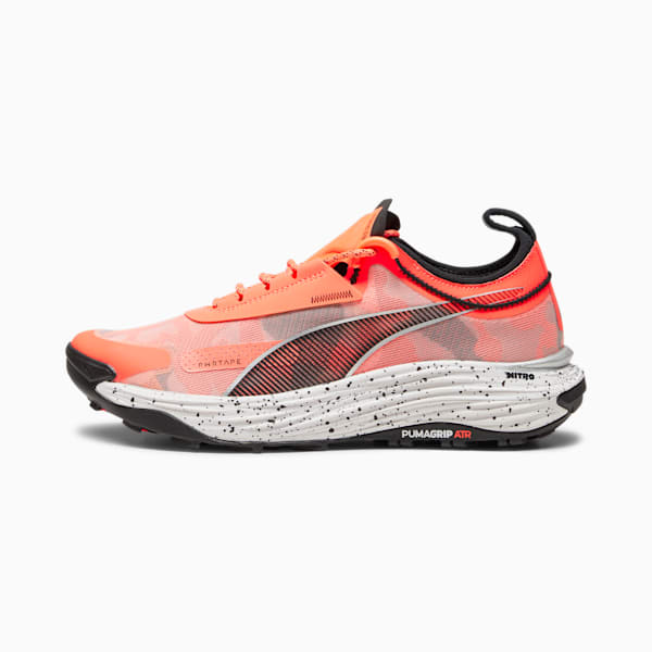 Tenis para carreras de montaña para hombre Voyage NITRO 3, Neon Sun-PUMA Black, extralarge