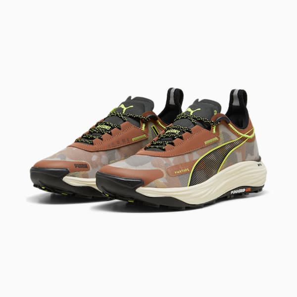 Souliers de course en sentier Voyage NITRO 3 Hommes, Brown Mushroom-PUMA Black, extralarge