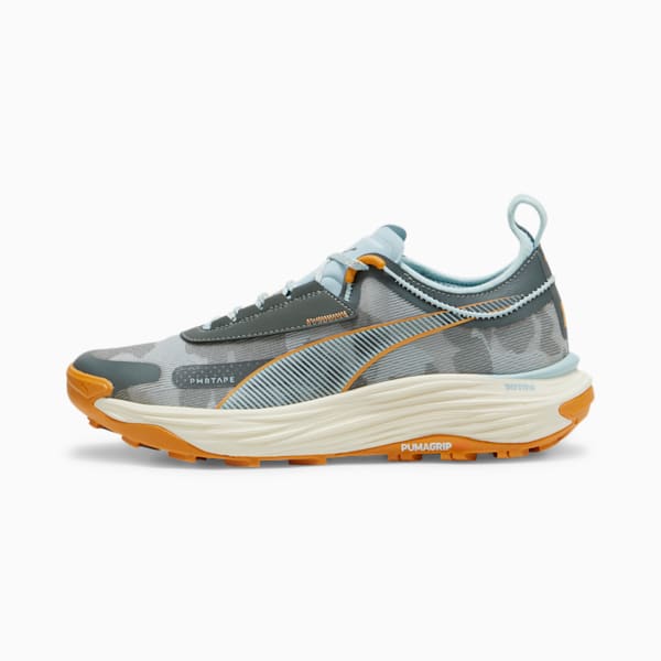 Souliers de course en sentier Voyage NITRO 3 Hommes, Mineral Gray-Turquoise Surf-Ginger Tea, extralarge