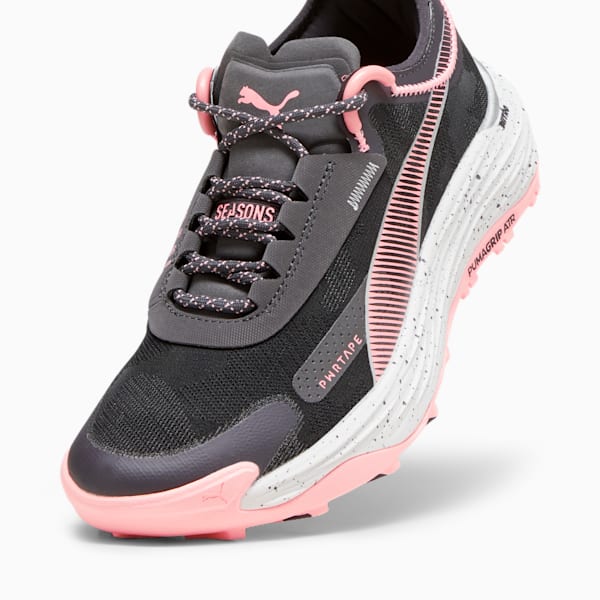 Tenis de carreras de montaña para mujer Voyage NITRO 3, Cool Dark Gray-Koral Ice, extralarge