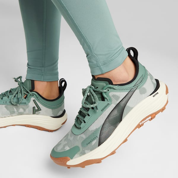 Souliers de course en sentier Voyage NITRO 3 Femmes, Eucalyptus-Alpine Snow-PUMA Black, extralarge