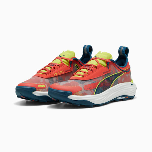 Souliers de course en sentier Voyage NITRO 3 Femmes, Active Red-Ocean Tropic-Lime Pow, extralarge