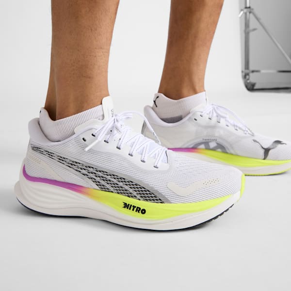 Tenis de running para hombre Velocity NITRO 3, PUMA Black-PUMA White-PUMA Silver, extralarge