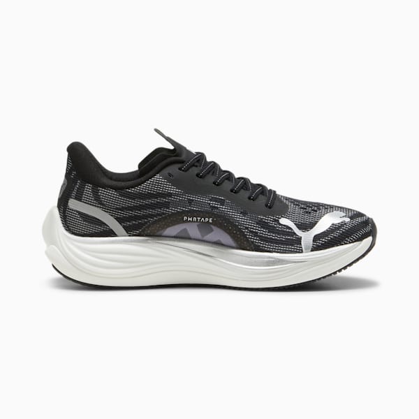 メンズ ヴェロシティ ニトロ 3 ランニングシューズ, PUMA Black-PUMA White-PUMA Silver, extralarge-JPN