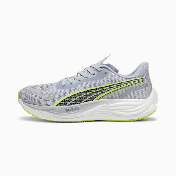 VELOCITY NITRO™ 3 Running Shoes Men, Gray Fog-Lime Pow-PUMA Black, extralarge-GBR