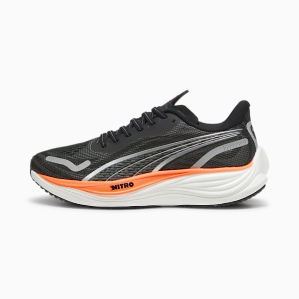 Velocity NITRO™ 3 Men's Running Shoes, PUMA Black-PUMA Silver-Neon Citrus, extralarge