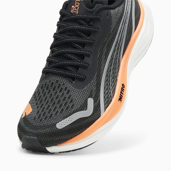 Velocity NITRO™ 3 Men's Running Shoes, PUMA Black-PUMA Silver-Neon Citrus, extralarge