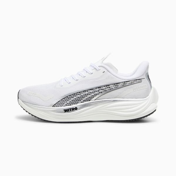Tenis de running para hombre Velocity NITRO™ 3, PUMA White-PUMA Silver-PUMA Black, extralarge