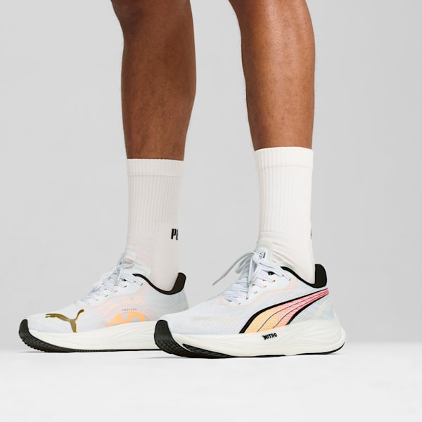 Tenis de running para hombre Velocity NITRO™ 3, PUMA White-Sun Stream, extralarge