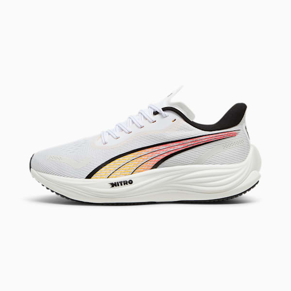 Velocity NITRO™ 3 Men's Running Shoes, PUMA White-Sun Stream, extralarge