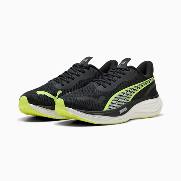 Chaussures de course à pied Velocity NITRO™ 3, PUMA Black-Yellow Alert, extralarge