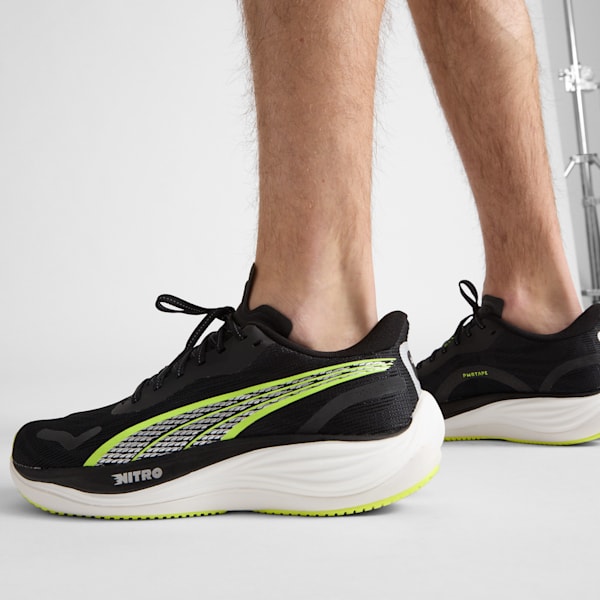 Chaussures de course à pied Velocity NITRO™ 3, PUMA Black-Yellow Alert, extralarge