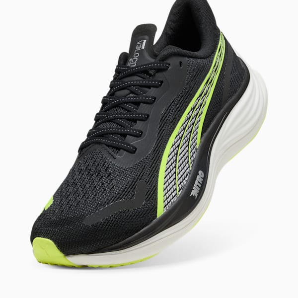 Chaussures de course à pied Velocity NITRO™ 3, PUMA Black-Yellow Alert, extralarge
