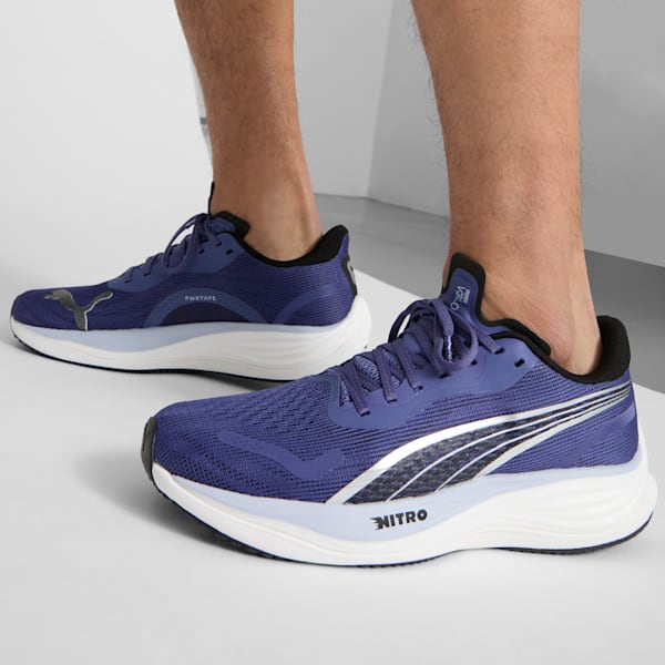 Velocity NITRO™ 3 Men's Running Shoes, Blue Crystal-PUMA Black, extralarge
