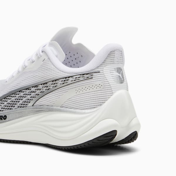Velocity NITRO™ 3 Women's Running Shoes, PUMA White-PUMA Silver-PUMA Black, extralarge