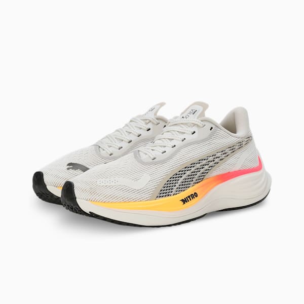 Velocity NITRO™ 3 Women's Running Shoes, Vapor Gray-Sun Stream-Sunset Glow, extralarge-IND