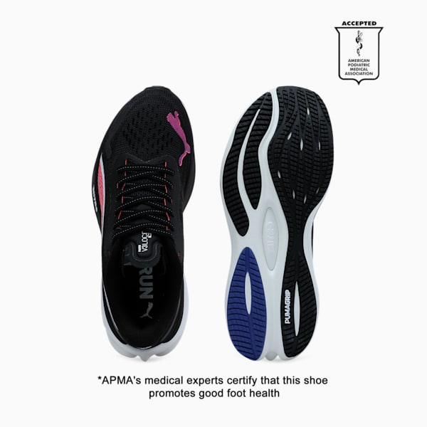 Velocity NITRO™ 3 Women's Running Shoes, PUMA Black-Sunset Glow-Lapis Lazuli, extralarge-IND