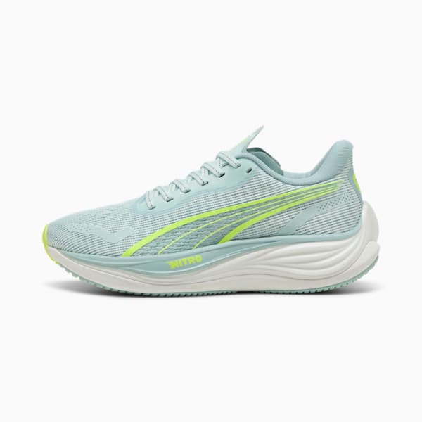 Velocity NITRO™ 3 Women's Running Shoes, Peaceful Blue-Yellow Alert, extralarge