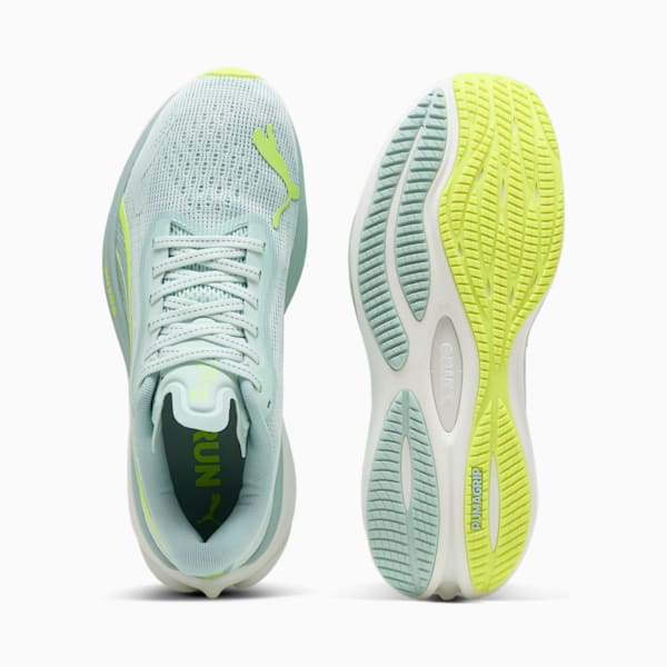 Tenis de running para mujer Velocity NITRO 3, Peaceful Blue-Yellow Alert, extralarge