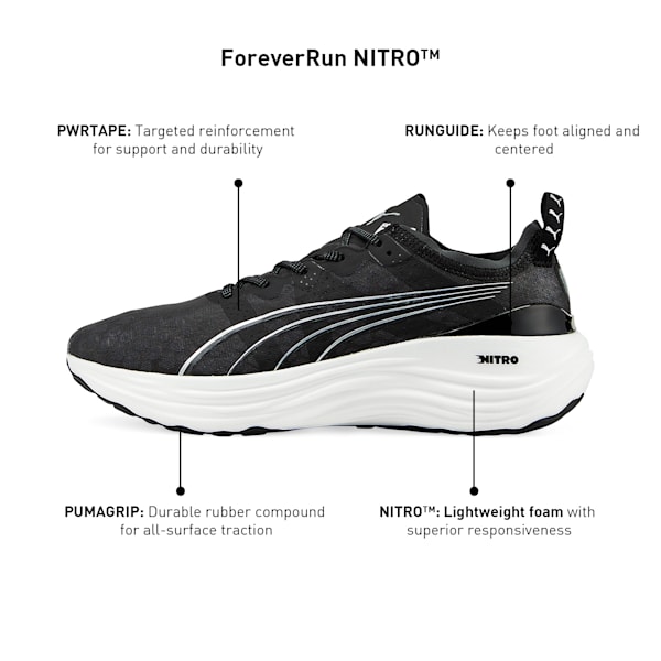 ForeverRun NITRO™ Men's Running Shoes, PUMA Black, extralarge-IND