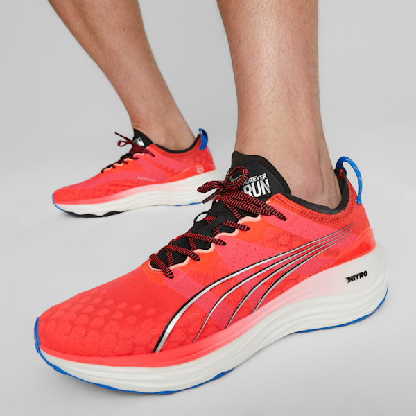 ForeverRun NITRO™ Men's Running Shoes, Fire Orchid-PUMA Black-Ultra Blue, extralarge-IND
