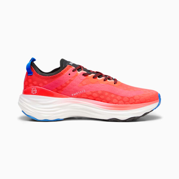 Tenis para correr para hombre ForeverRun NITRO, Fire Orchid-PUMA Black-Ultra Blue, extralarge