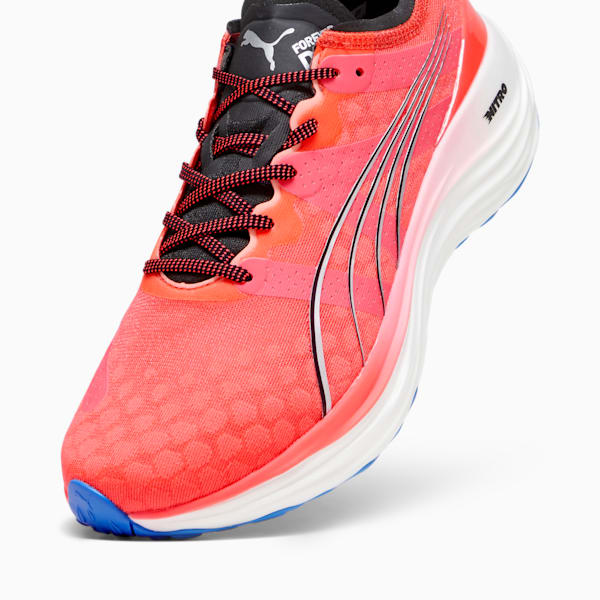 Chaussures de course à pied ForeverRUN NITRO™ Homme, Fire Orchid-PUMA Black-Ultra Blue, extralarge