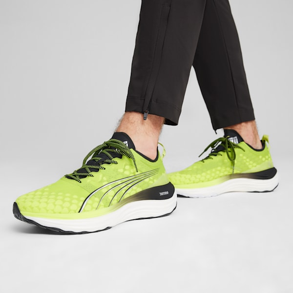 Chaussures de course à pied ForeverRUN NITRO™ Homme, Lime Pow-PUMA Black-PUMA White, extralarge