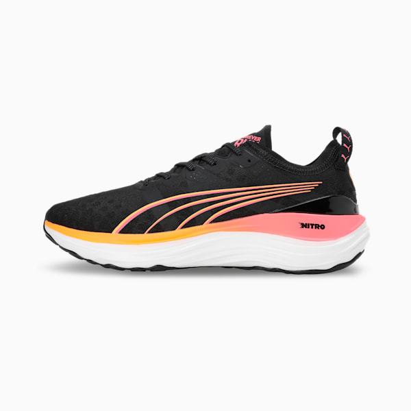 ForeverRun NITRO™ Men's Running Shoes, PUMA Black-Sun Stream-Sunset Glow, extralarge-IND