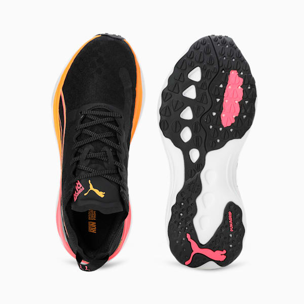 ForeverRun NITRO™ Men's Running Shoes, PUMA Black-Sun Stream-Sunset Glow, extralarge-IND