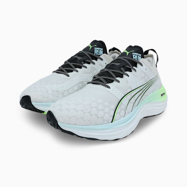 ForeverRun NITRO™ Men's Running Shoes, Vapor Gray-Fizzy Apple-Nitro Blue, extralarge-IND