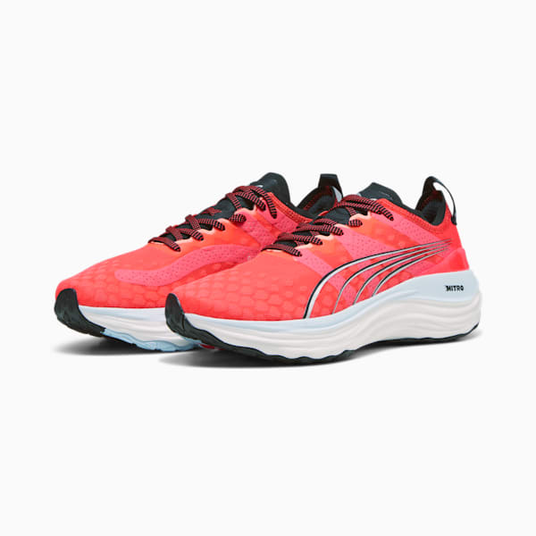 ForeverRun NITRO™ Women's Running Shoes, Fire Orchid-PUMA Black-PUMA Silver, extralarge-IND