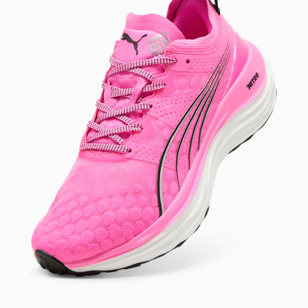 Tenis para correr para mujer ForeverRun NITRO, Poison Pink-PUMA Black, extralarge