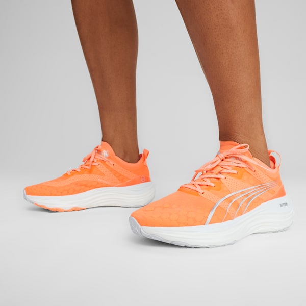 Tenis para correr para mujer ForeverRun NITRO, Neon Citrus-Silver Mist, extralarge