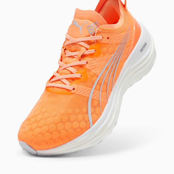 Tenis para correr para mujer ForeverRun NITRO, Neon Citrus-Silver Mist, extralarge