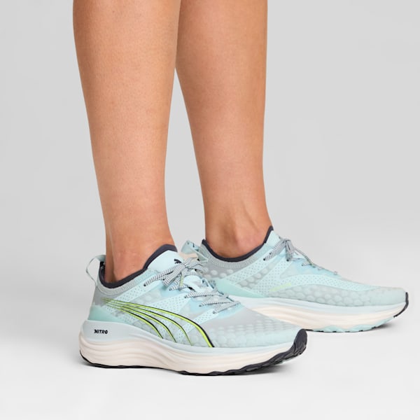 ForeverRun NITRO™ Women's Running Shoes, Nitro Blue-Fizzy Apple-Galactic Gray, extralarge-IND