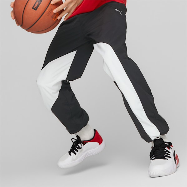 Court Rider Chaos Basketball Shoes, PUMA White-For All Time Red