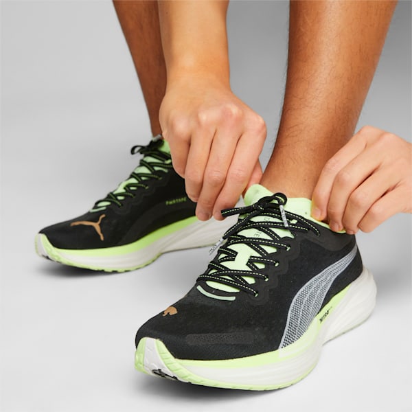 Deviate NITRO 2 Run 75 Running Shoes Men, PUMA Black-Fast Yellow-Light Mint, extralarge-GBR
