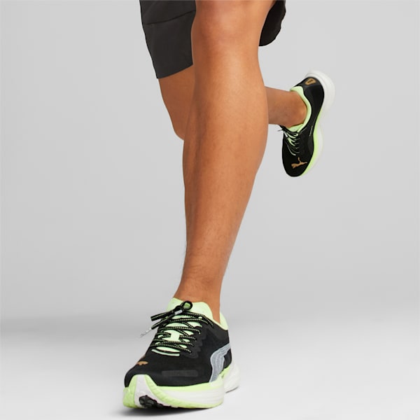 Deviate NITRO 2 Run 75 Running Shoes Men, PUMA Black-Fast Yellow-Light Mint, extralarge-GBR