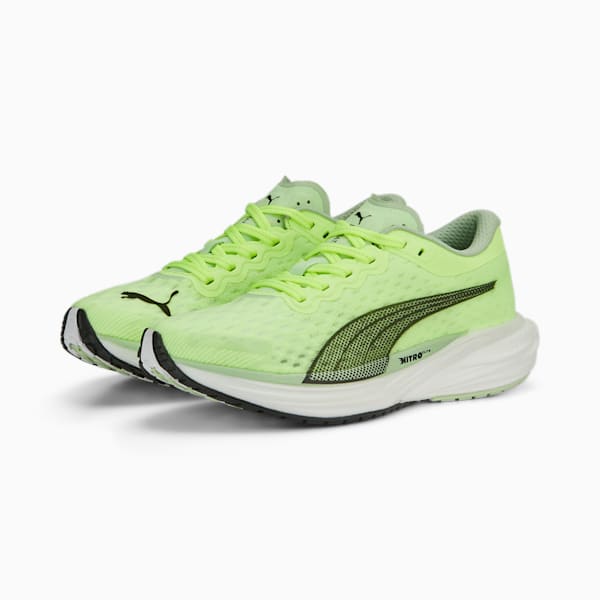 Deviate NITRO 2 Run 75 Women's Running Shoes, Fast Yellow-Light Mint, extralarge-AUS