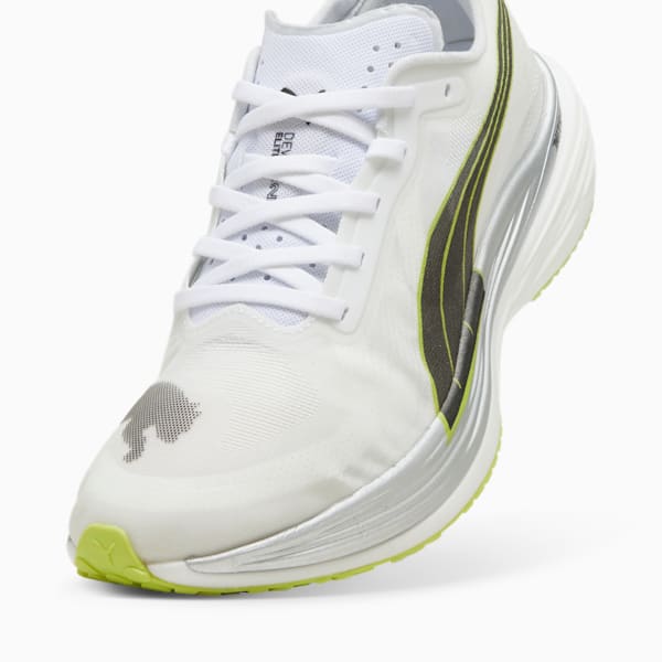 Deviate NITRO™ Elite 2 Men's Running Shoes, PUMA White-Lime Pow-Silver Mist, extralarge