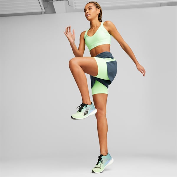 Zapatos para correr Deviate NITRO Elite 2 para mujer, Fizzy Lime-Royal Sapphire-PUMA Black
