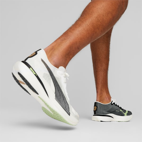 Deviate Nitro Elite 2 Run 75th Anniversary Edition Men's Running Shoes, PUMA Black-PUMA White, extralarge-IND