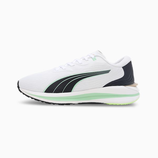Electrify NITRO™ 2 Run 75 Women's Running Shoes, PUMA White-PUMA Black-Light Mint, extralarge-IND