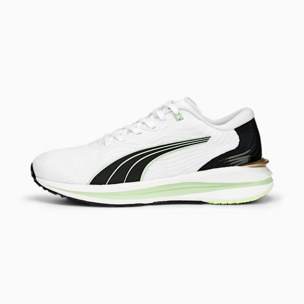 ウィメンズ 75周年記念モデル エレクトリファイ ニトロ 2 ランニングシューズ, PUMA White-PUMA Black-Light Mint, extralarge-JPN