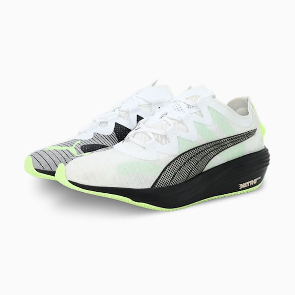 FAST-FWD Nitro Elite Run 75th Anniversary Edition Men's Shoes, PUMA White-PUMA Black, extralarge-IND