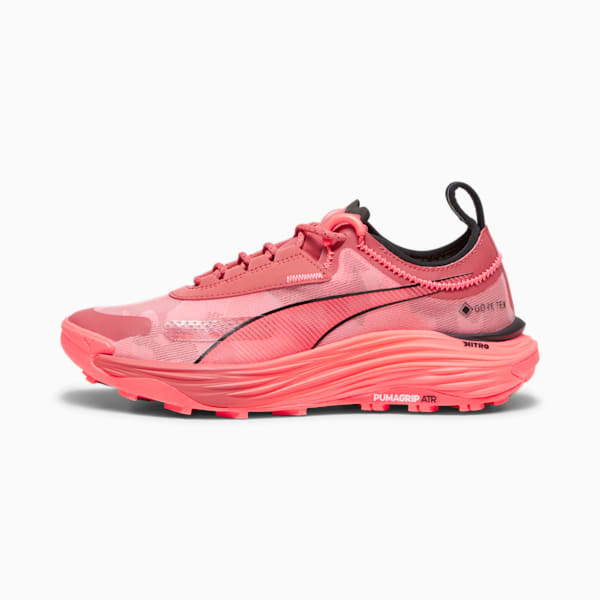 SEASONS Voyage NITRO™ 3 GORE-TEX Women's Trail Running Shoes, Astro Red-Fire Orchid-PUMA Black, extralarge