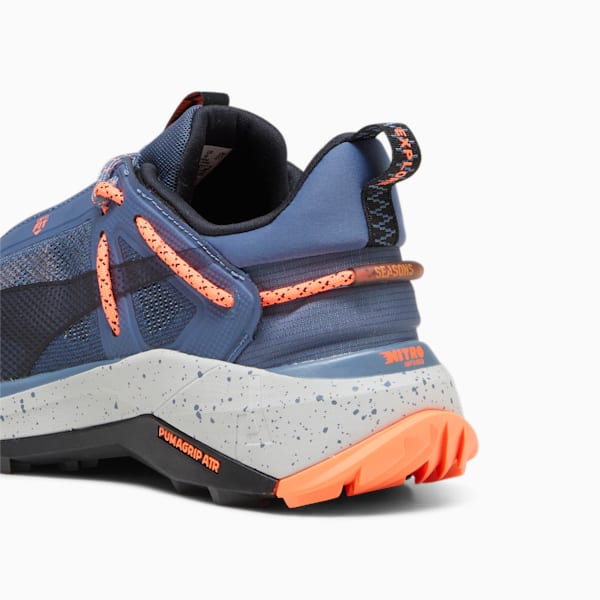 SEASONS Explore NITRO™ Men's Hiking Shoes, Inky Blue-Neon Sun, extralarge
