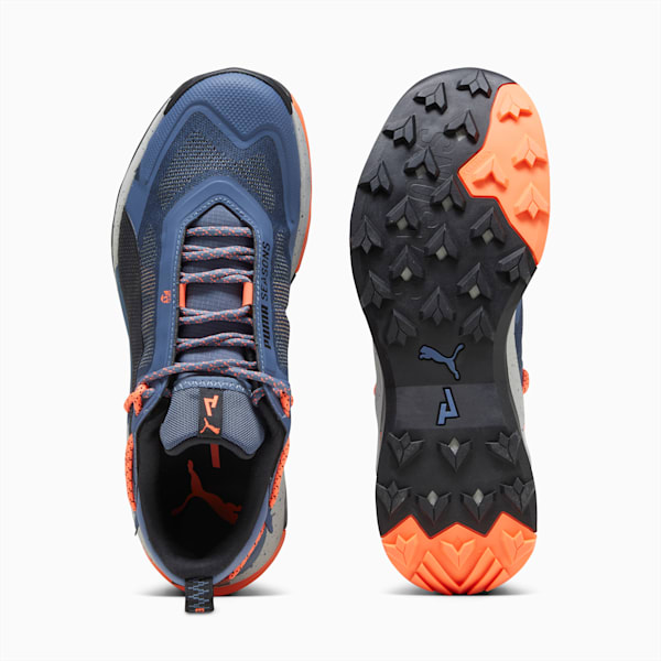 Zapatos de senderismo SEASONS Explore NITRO™ para hombre, Inky Blue-Neon Sun, extragrande