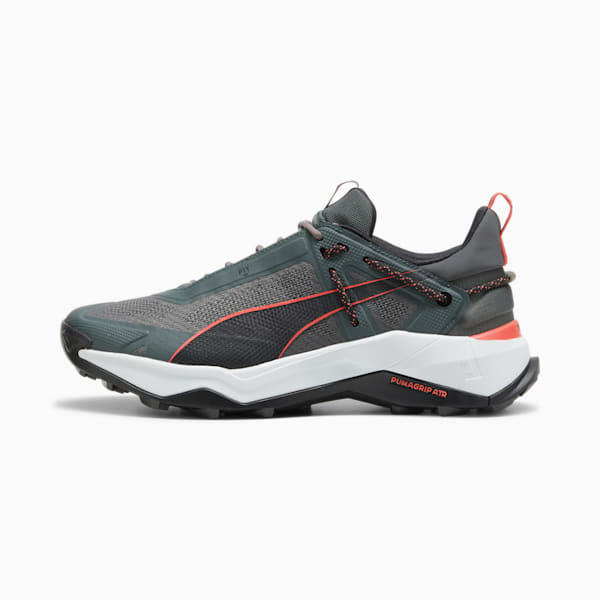 Tenis de senderismo para hombre Explore NITRO, Mineral Gray-PUMA Black-Active Red, extralarge